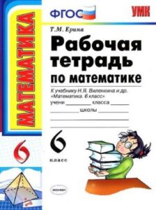 Математика 6 класс, Рабочая тетрадь к учебнику Виленкина – Ерина Т.М.